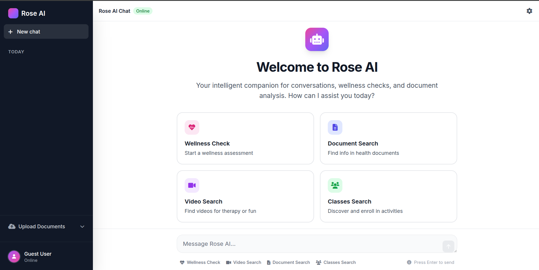 Health AI Agent System: LangGraph Multi-Agent Workflow – AI Agents project screenshot